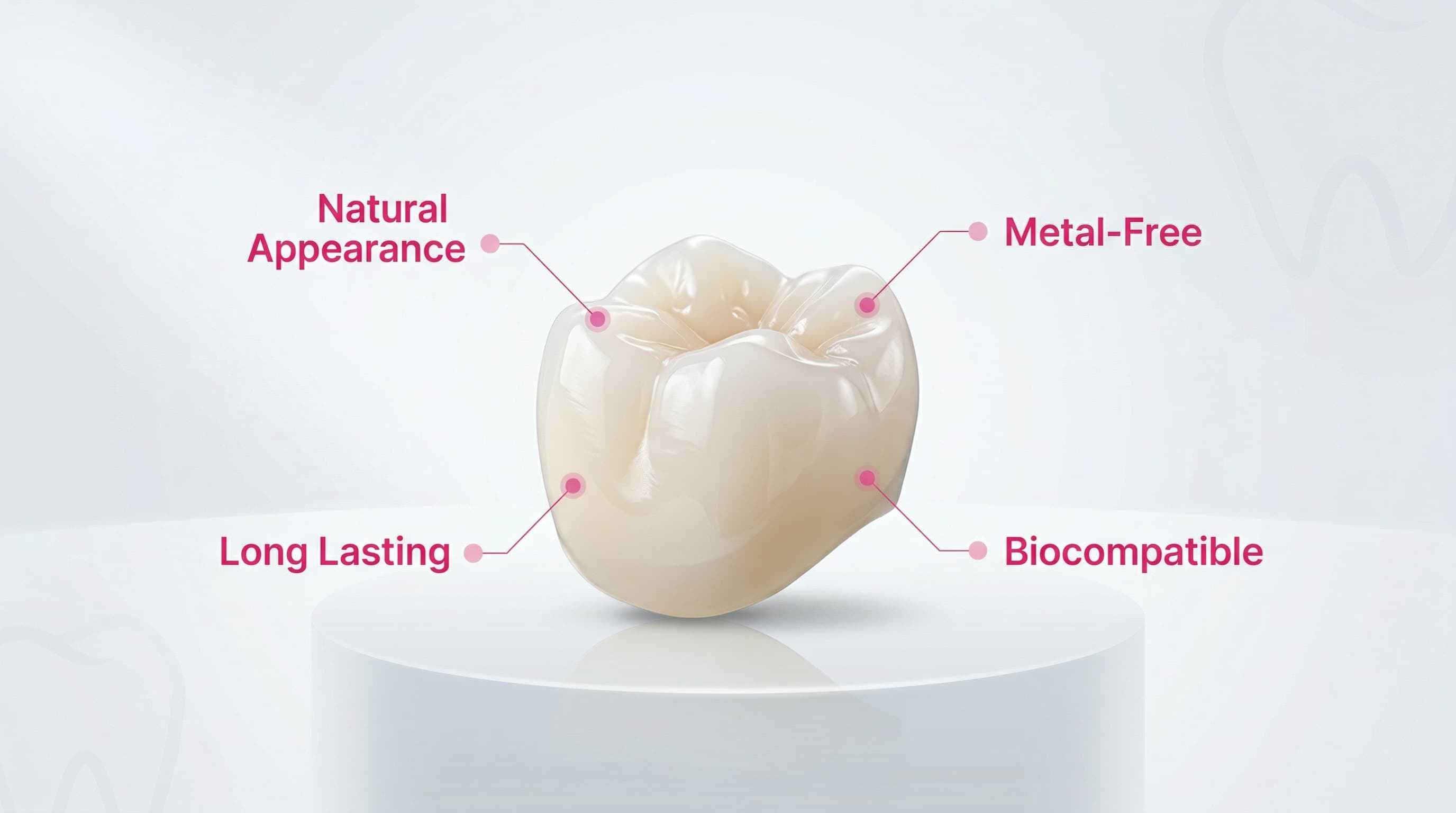 Zirconia crown hero illustration